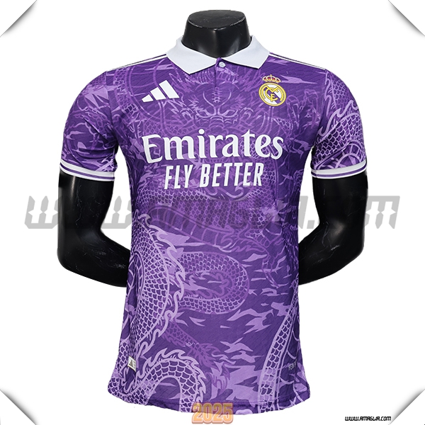 Maglia Calcio Real Madrid Edizione speciale 2025 2026 Viola