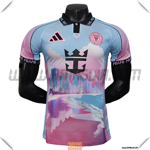 Maglia Calcio Inter Miami CF Edizione speciale 2025 2026 Blu/Rose