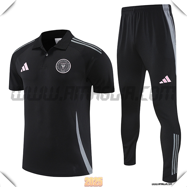 Kit Maglia Polo Inter Miami CF Nero 2025 2026