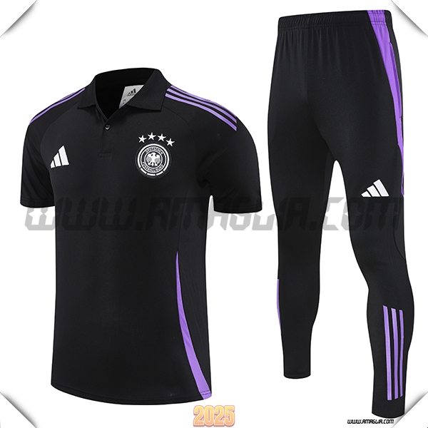 Kit Maglia Polo Germania Nero/viola 2025 2026