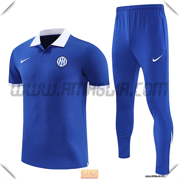 Kit Maglia Polo Inter Milan Blu Reale 2025 2026