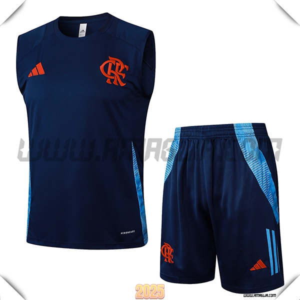 Kit Canotta Allenamento Flamengo Blu Reale 2025 2026