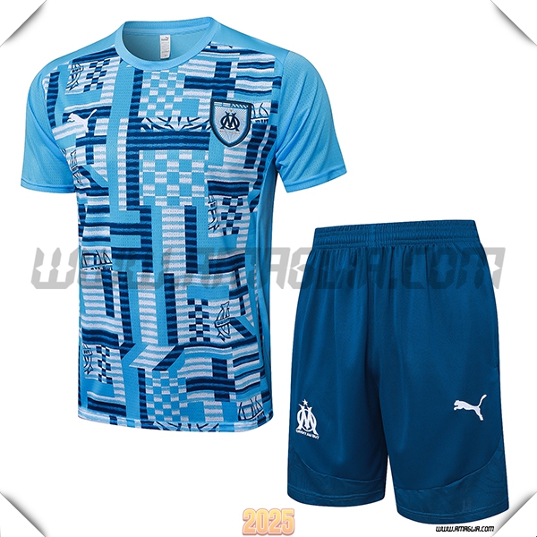 Kit Maglia Allenamento Marsiglia Blu 2025 2026
