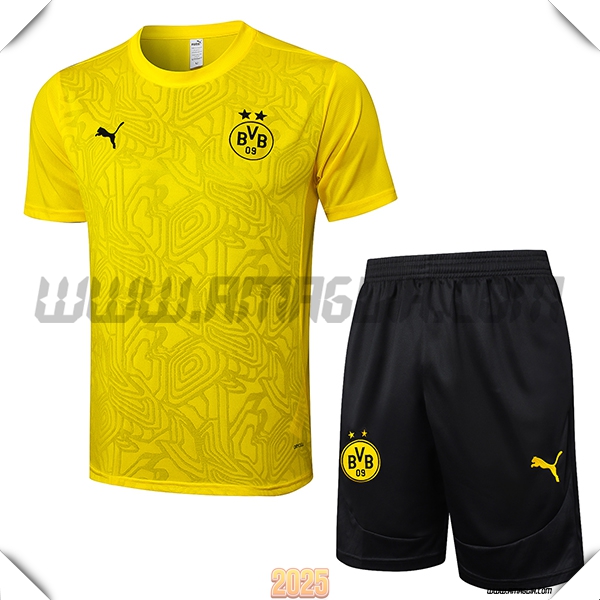 Kit Maglia Allenamento Dortmund Giallo 2025 2026