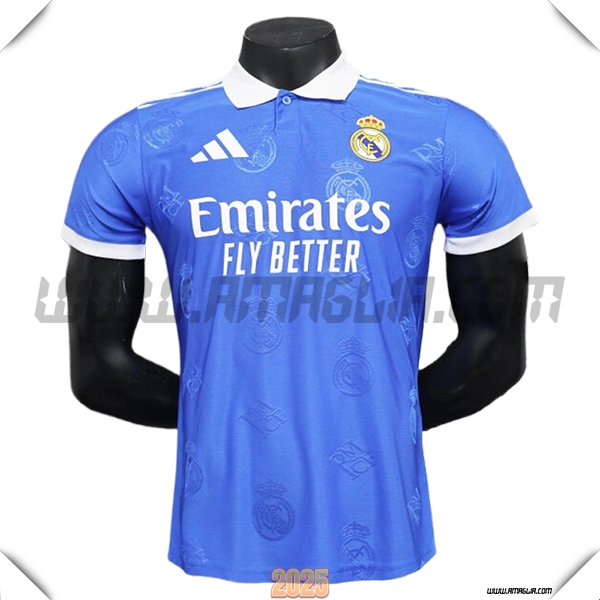 Maglia Polo Real Madrid Blu 2025 2026