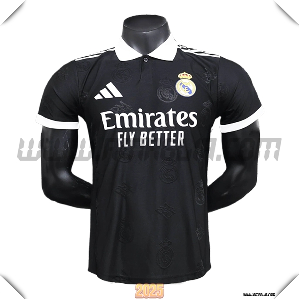 Maglia Polo Real Madrid Nero 2025 2026