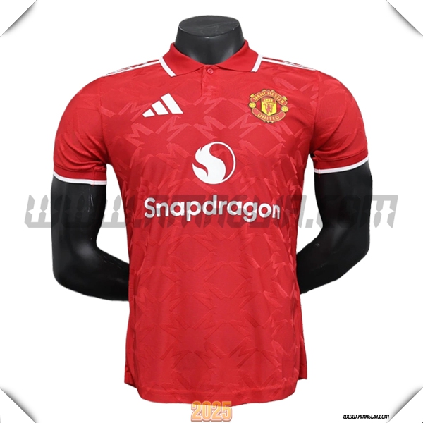Maglia Polo Manchester United Rosso 2025 2026