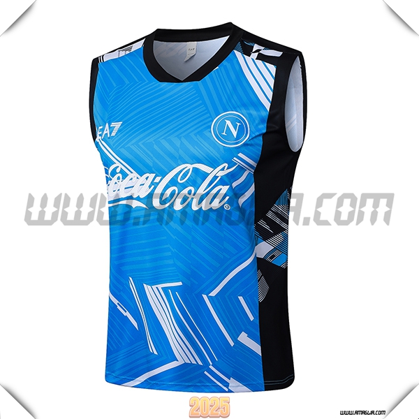Canotta Allenamento SSC Napoli Blu 2025 2026
