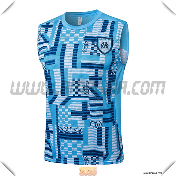 Canotta Allenamento Marsiglia Blu 2025 2026