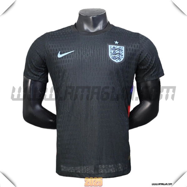 T Shirt Allenamento Inghilterra Nero 2025 2026