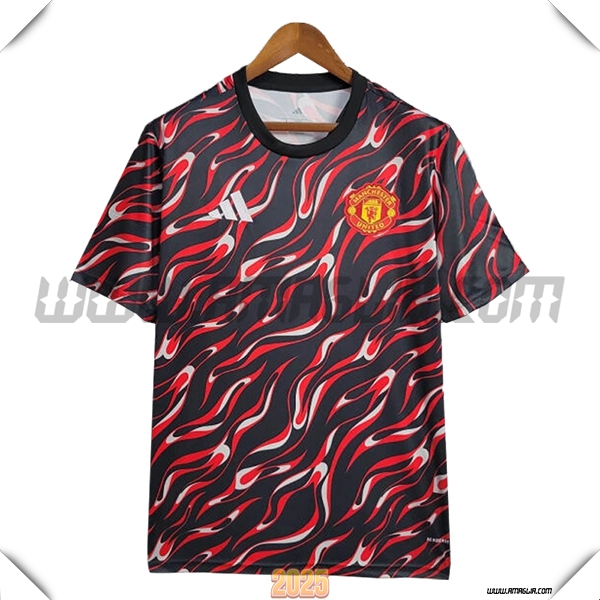 T Shirt Allenamento Manchester United Rosso/Nero 2025 2026