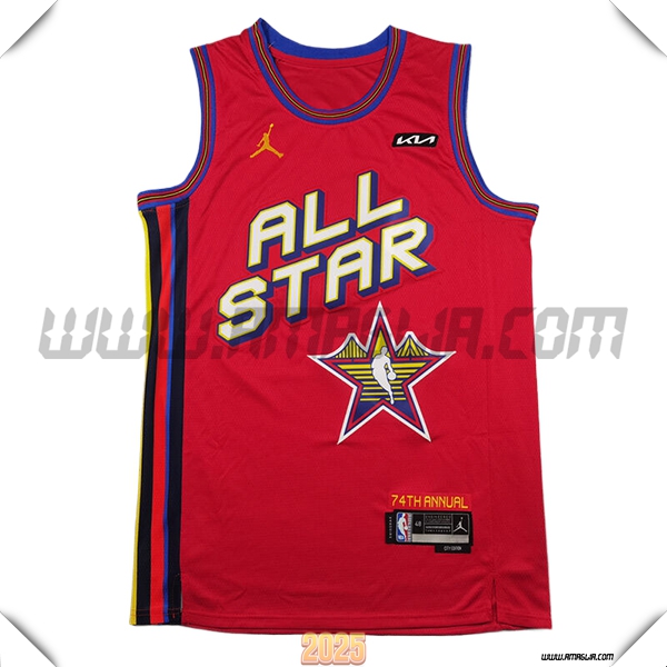 Maglia American All-Star (WEMBANYAMA #1) 2024/25 Rosso/Nero