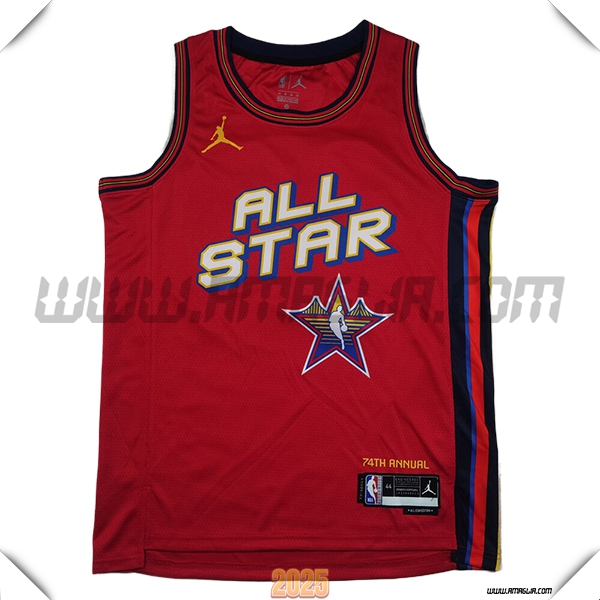 Maglia American All-Star (CURRY #30) 2024/25 Rosso/Nero