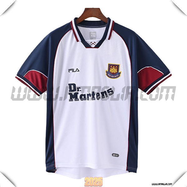 Seconda Maglia Calcio West Ham Retro 1999/2001