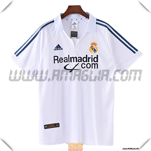 Prima Maglia Calcio Real Madrid Retro 2001/2002