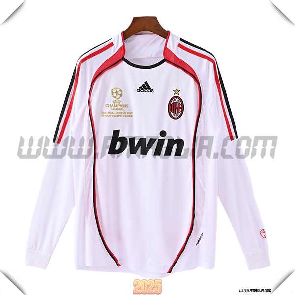 Seconda Maglia Retro AC Milan Maniche lunghe 2006/2007