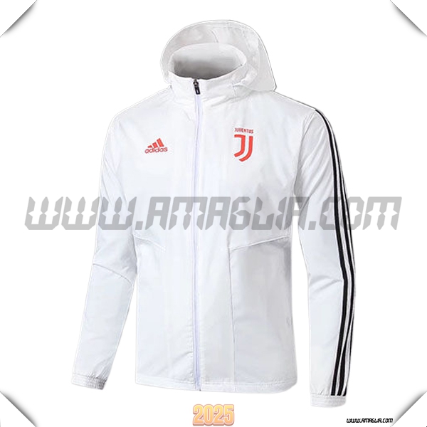 Giacca A Vento Juventus Bianco/Nero 2025 2026