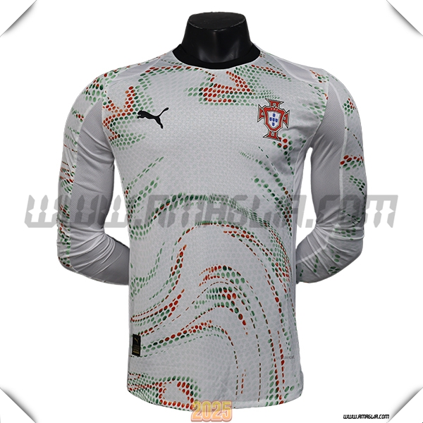 Nuovo Maglia Squadra Portugal Maniche lunghe Seconda 2025 2026