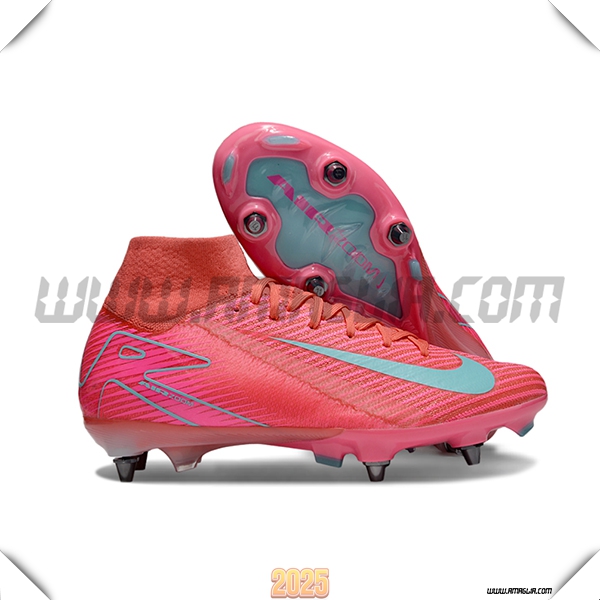 Nike Scarpe Da Calcio Air Zoom Mercurial Superfly IIX Elite SG Rosa/Blu