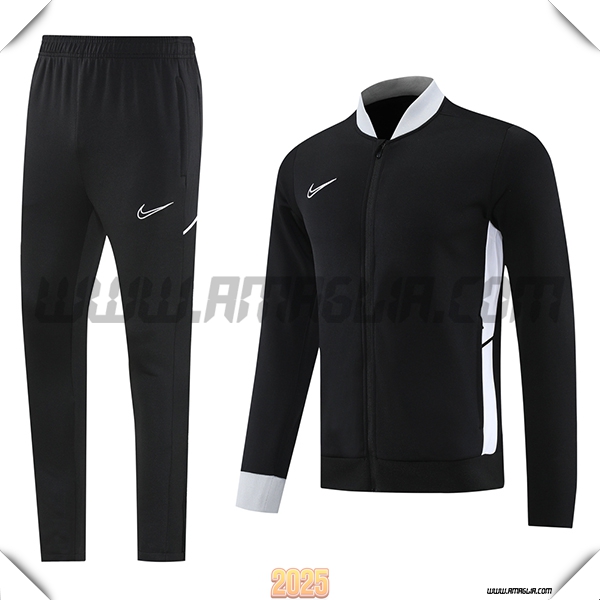 Tuta Calcio Giacca Nike Nero/Grigio 2025 2026