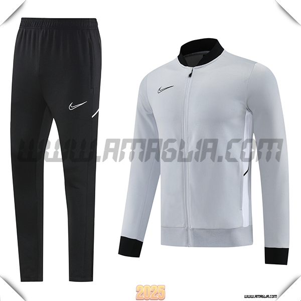 Tuta Calcio Giacca Nike Grigio 2025 2026