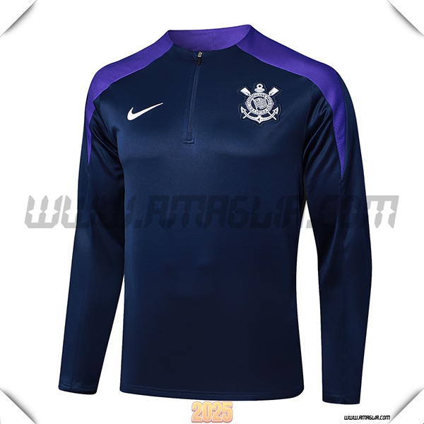 Felpa Allenamento Corinthians Blu Reale 2025 2026