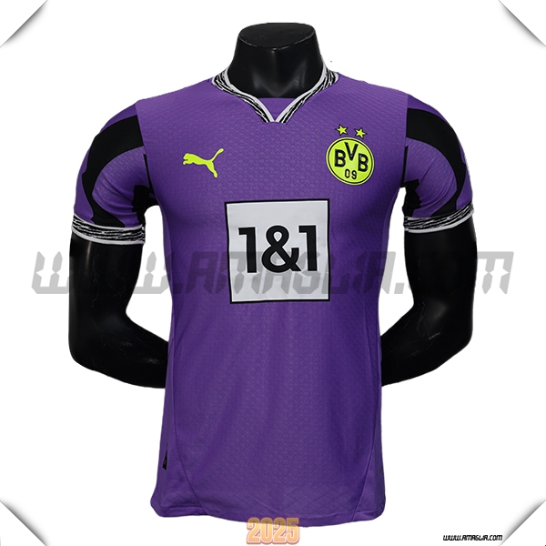 Maglia Calcio Portiere Dortmund BVB 2025 2026 Viola