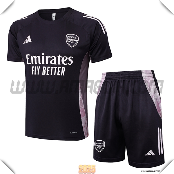 Kit Maglia Allenamento Arsenal Grigio Scuro 2025 2026