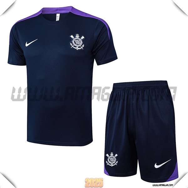 Kit Maglia Allenamento Corinthians Blu Reale 2025 2026