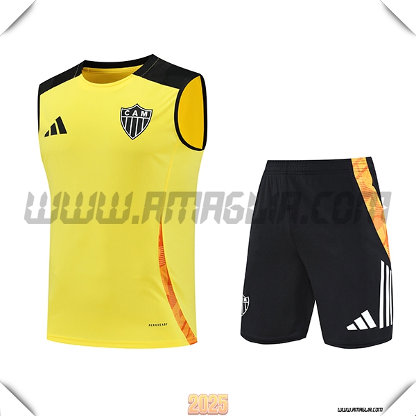 Kit Canotta Allenamento Atletico Mineiro Giallo 2025 2026