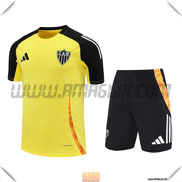 Kit Maglia Allenamento Atletico Mineiro Giallo 2025 2026