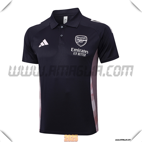 Maglia Polo Arsenal Grigio Scuro 2025 2026