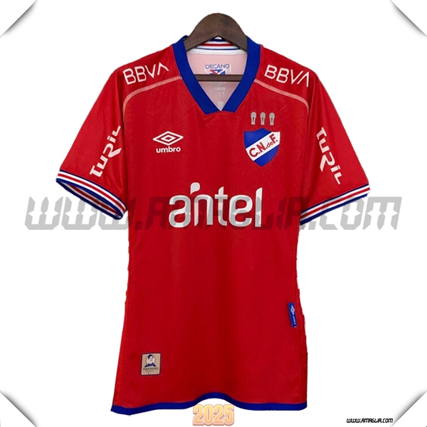 T Shirt Allenamento Uruguay Rosso/Blu 2025 2026