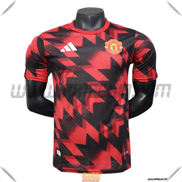T Shirt Allenamento Manchester United Rosso/Nero 2025 2026 -02