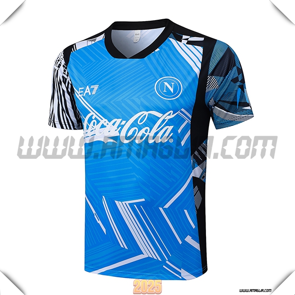 T Shirt Allenamento SSC Napoli Blu 2025 2026