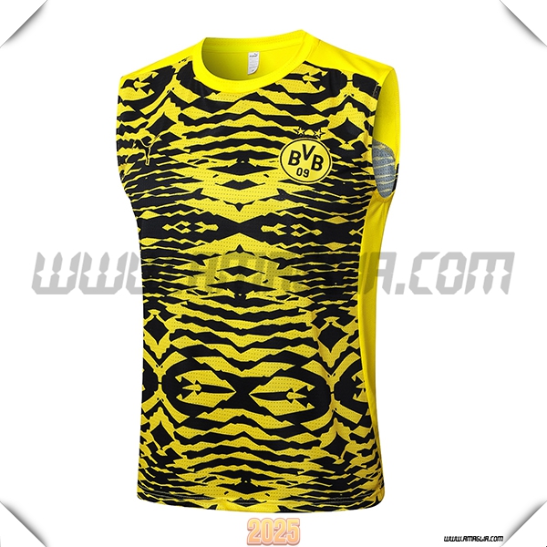 Canotta Allenamento Dortmund Giallo/Nero 2025 2026