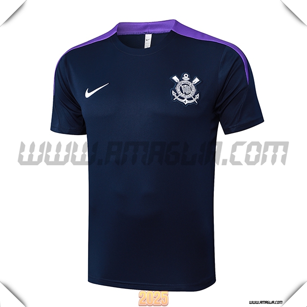 T Shirt Allenamento Corinthians Blu Reale 2025 2026