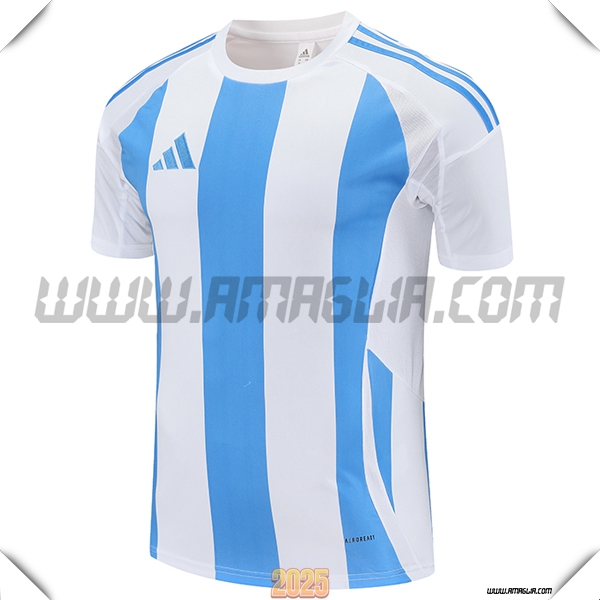 T Shirt Allenamento Adidas Bianco/Blu 2025 2026