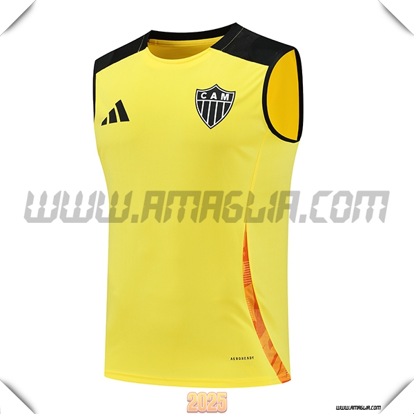 Canotta Allenamento Atletico Mineiro Giallo 2025 2026