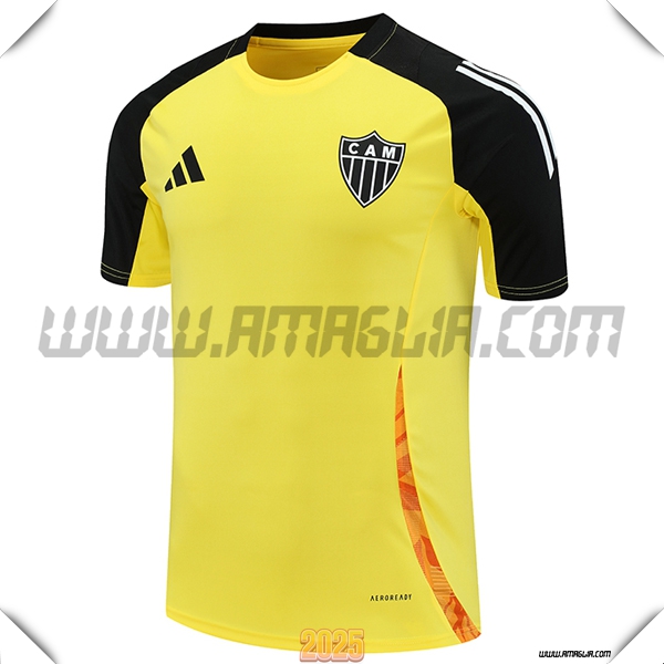 T Shirt Allenamento Atletico Mineiro Giallo 2025 2026