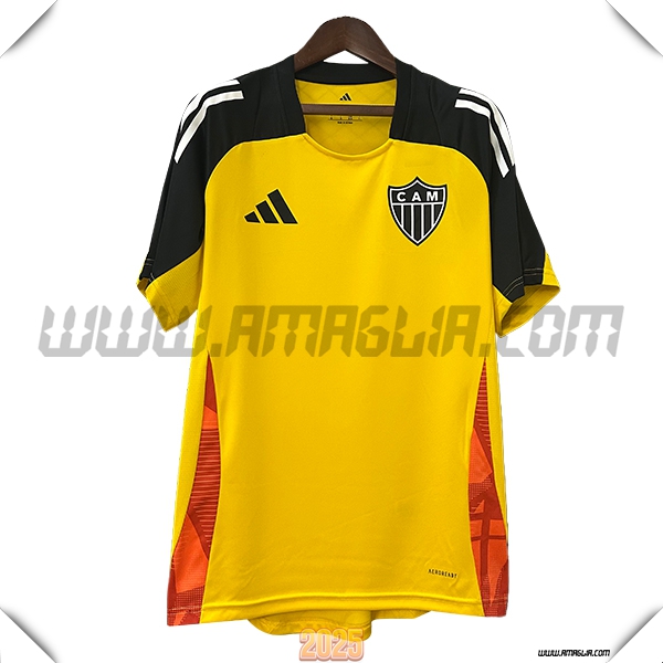 T Shirt Allenamento Atletico Mineiro Giallo/Nero/Arancia 2025 2026