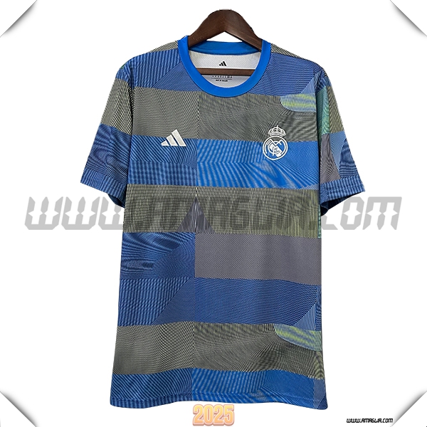 T Shirt Allenamento Real Madrid Blu/Verde 2025 2026