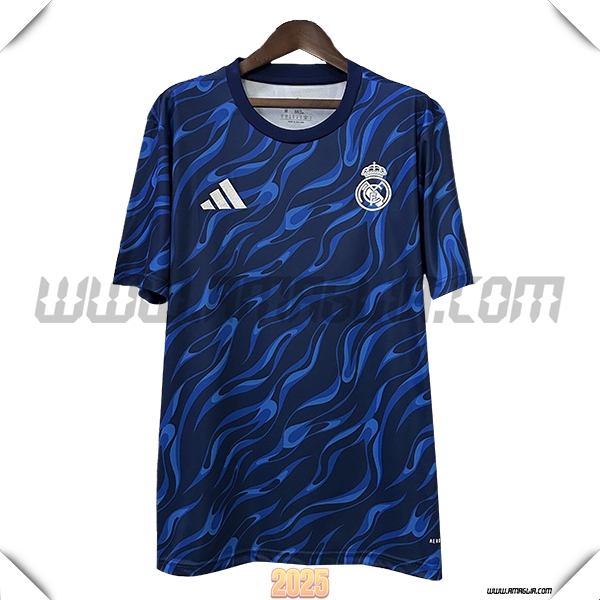T Shirt Allenamento Real Madrid Blu 2025 2026 -02