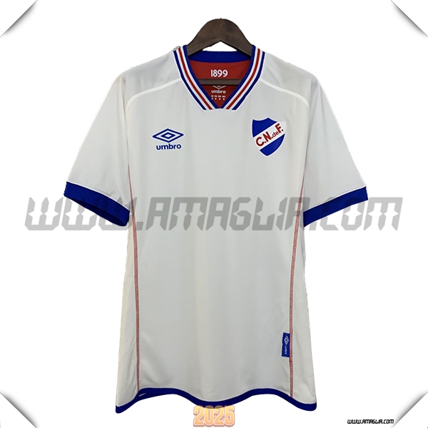 T Shirt Allenamento Uruguay Bianco/Blu 2025 2026