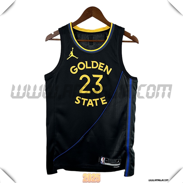 Maglia Golden State Warriors (GREEN #23) 2025/26 Nero