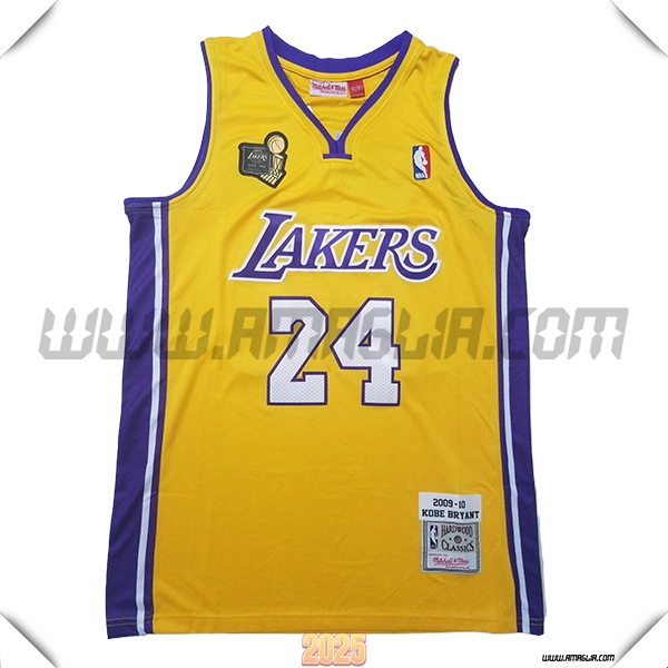 Maglia Los Angeles Lakers (BRYANT #24) 2025/26 Giallo/viola