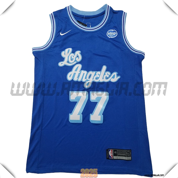Maglia Los Angeles Lakers (DONCIC #77) 2025/26 Blu