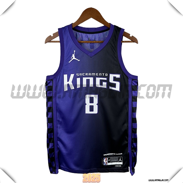 Maglia Sacramento Kings (LAVINE #8) 2025/26 viola/Nero