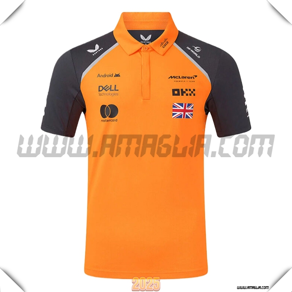 Polo McLaren F1 Team Arancia/Nero 2025