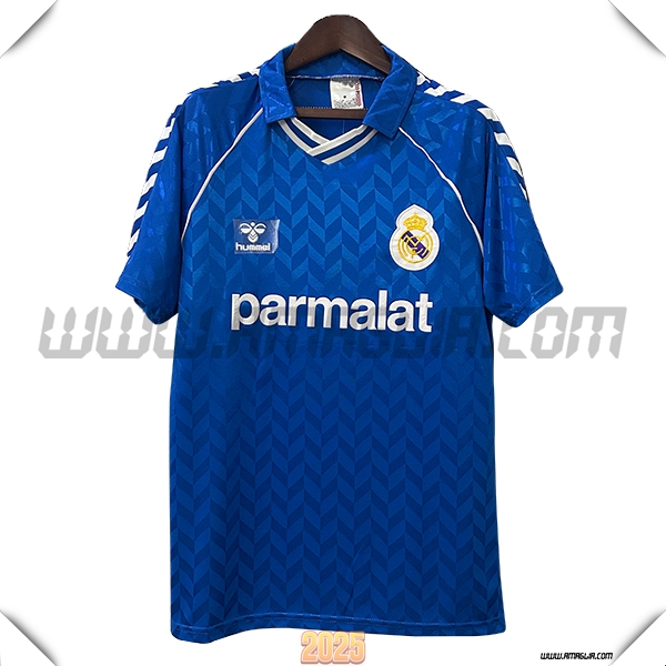 Seconda Maglia Retro Real Madrid 1986/1988 Blu